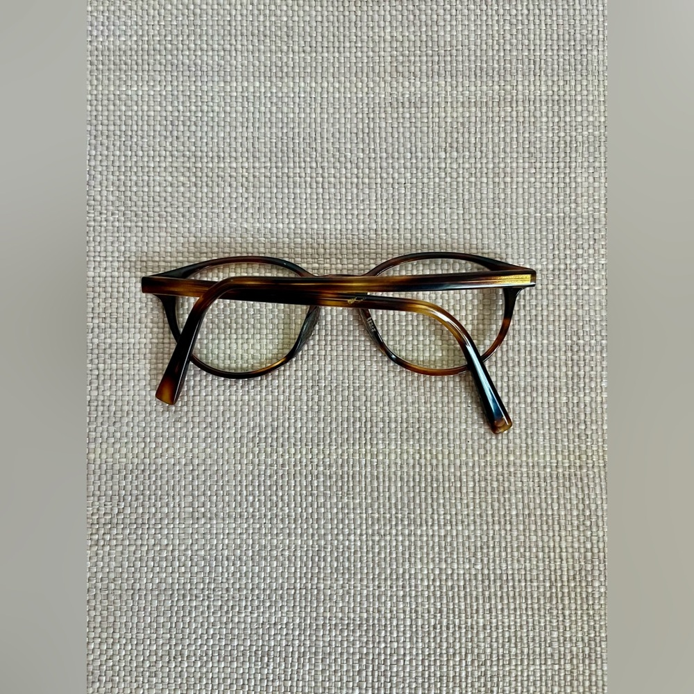 Warby Parker Round Tortoiseshell Optical Frames in Sugar Maple - Picture 4 of 9